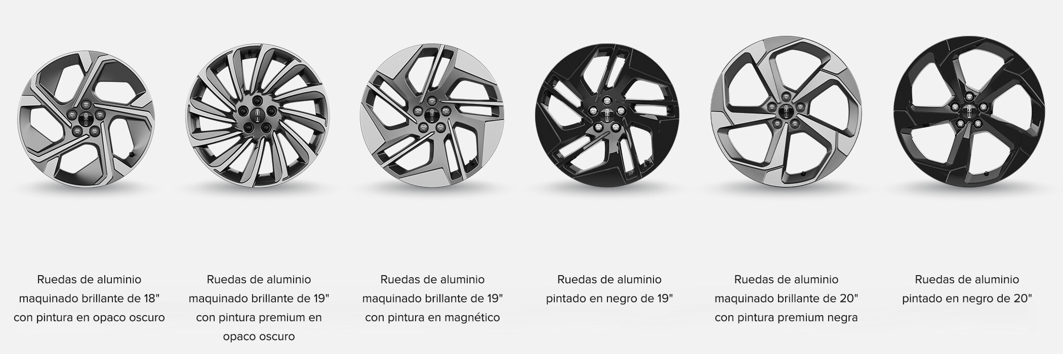 Las distintivas opciones de ruedas de la Lincoln Corsair® Híbrido / Hybrid 2027
