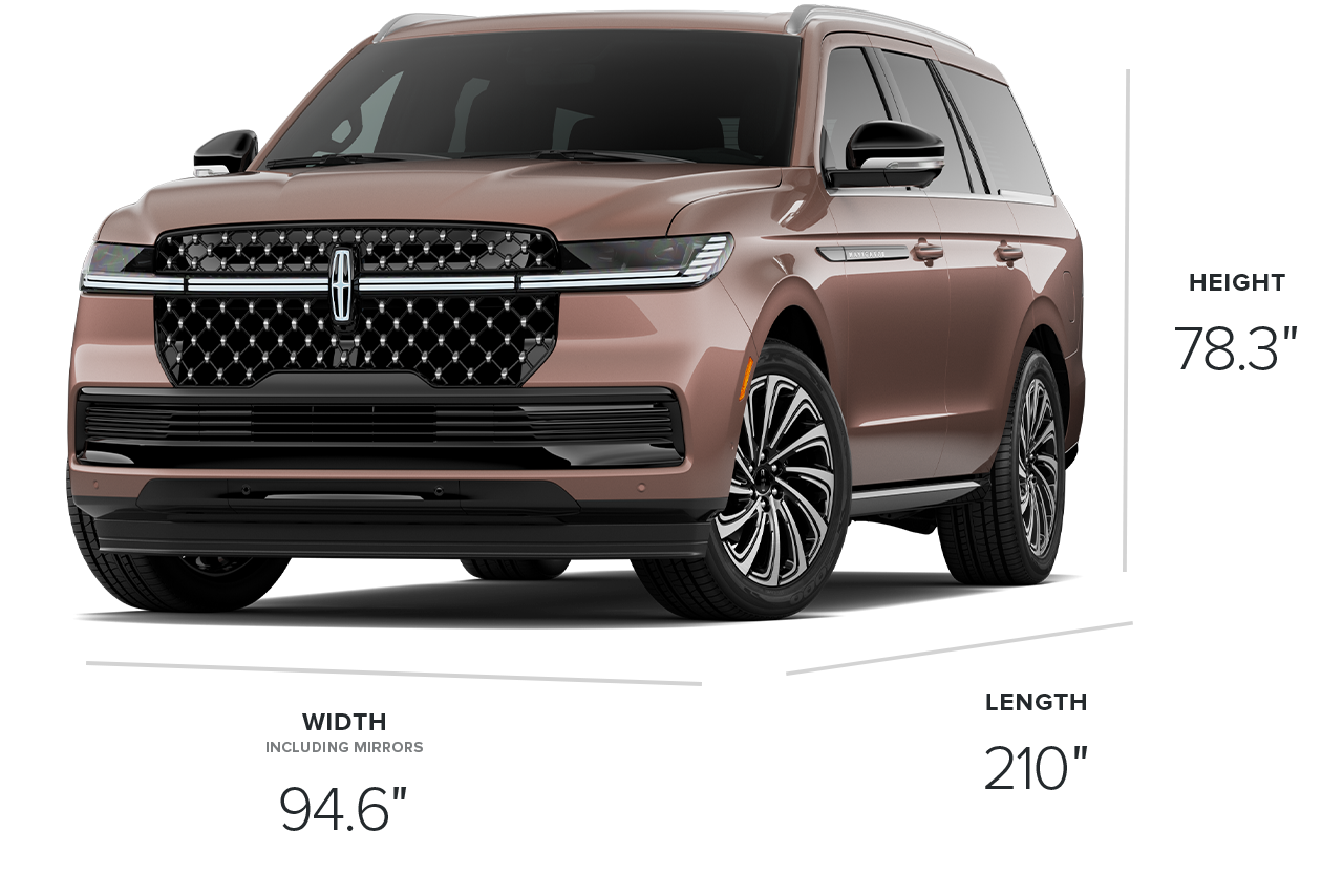 El exterior del modelo Lincoln Navigator® Black Label™ 2027