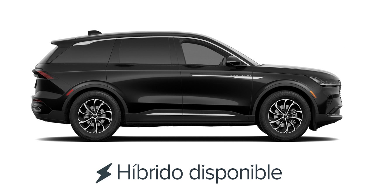 Se muestra una Lincoln Nautilus® 2025 con color exterior en negro infinito