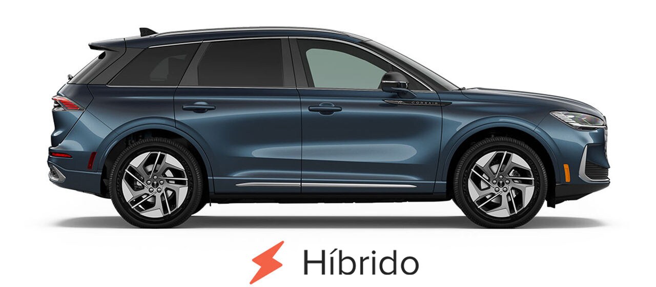 La Lincoln Corsair® Hybrid 2027 en color exterior azul nocturno metalizado transparente