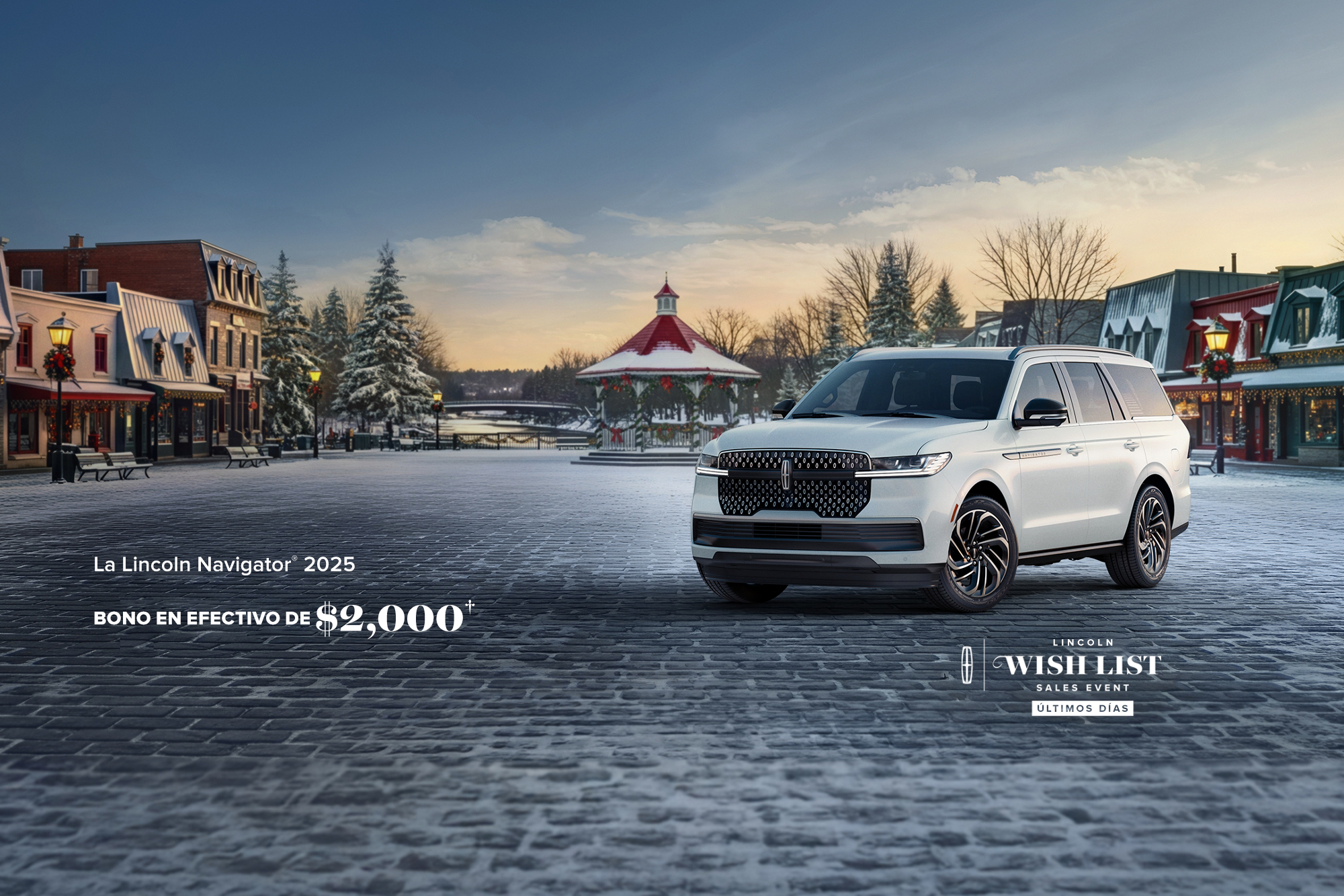 La Lincoln Navigator 2025. Bono en efectivo de $2,000. Últimos días del Lincoln Wishlist Sales Event.