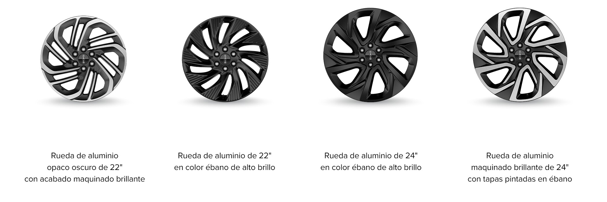 Las opciones de rueda del modelo Lincoln Navigator® Reserve 2027