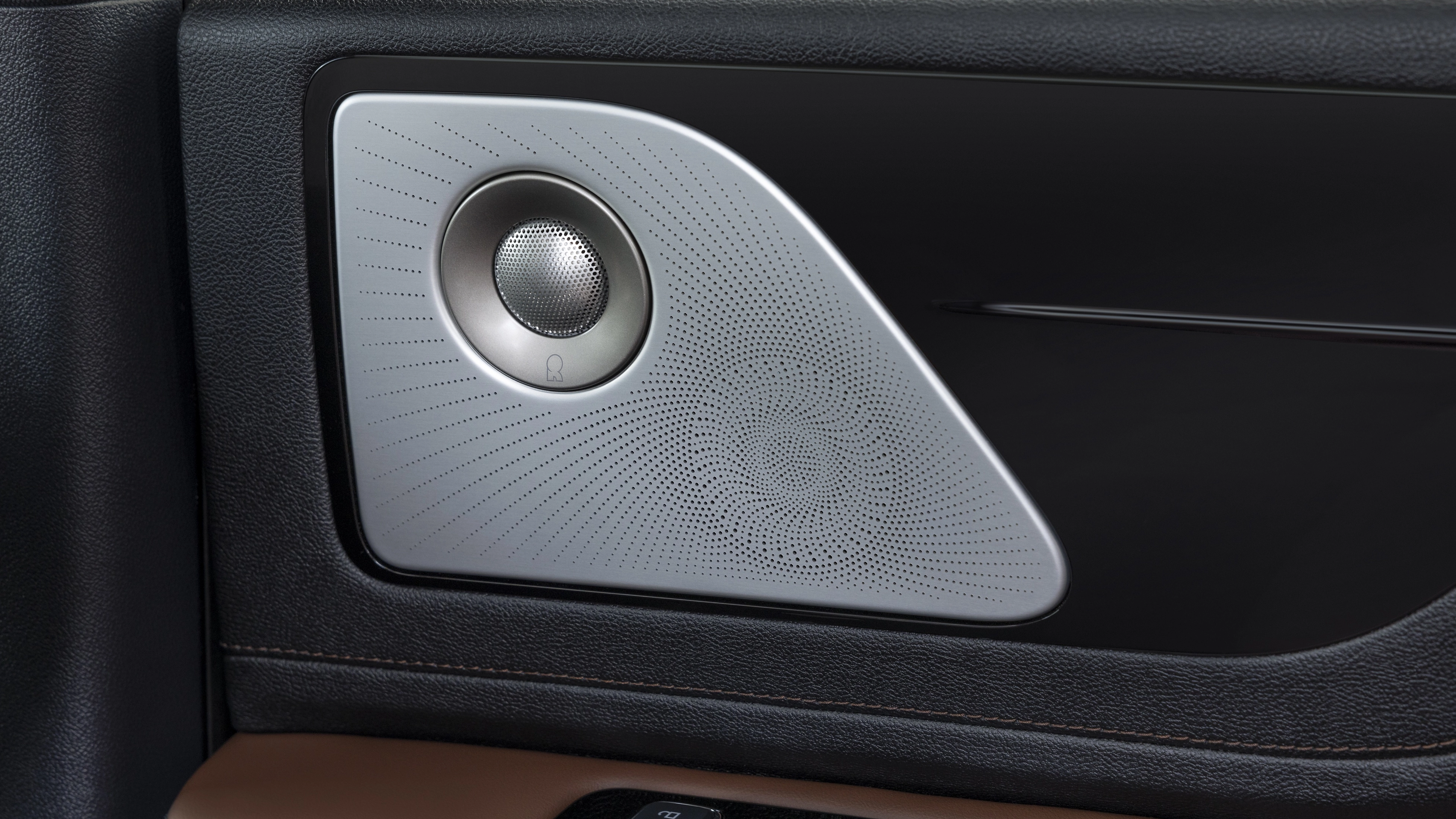 A speaker cover of the audio system in a 2026 Lincoln Aviator® SUV